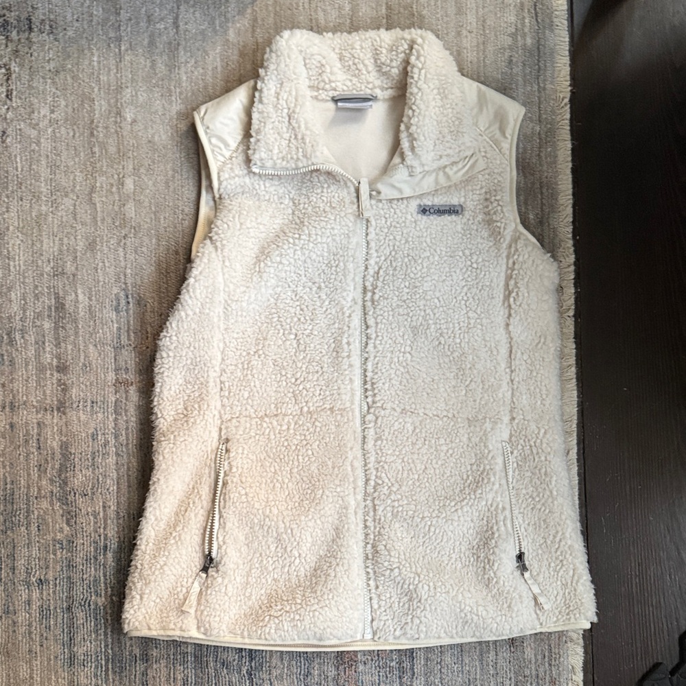 Columbia Women's Off-White Fleece Vest